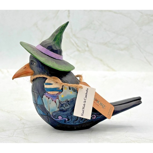 Jim Shore Other - Jim Shore Halloween Crow Pint Size Figurine 6009510 Flights of Fright enesco New